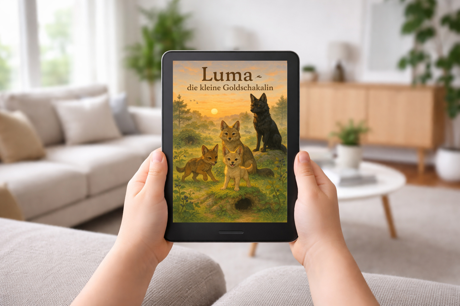 Luma die kleine Goldschakalin – Buchcover