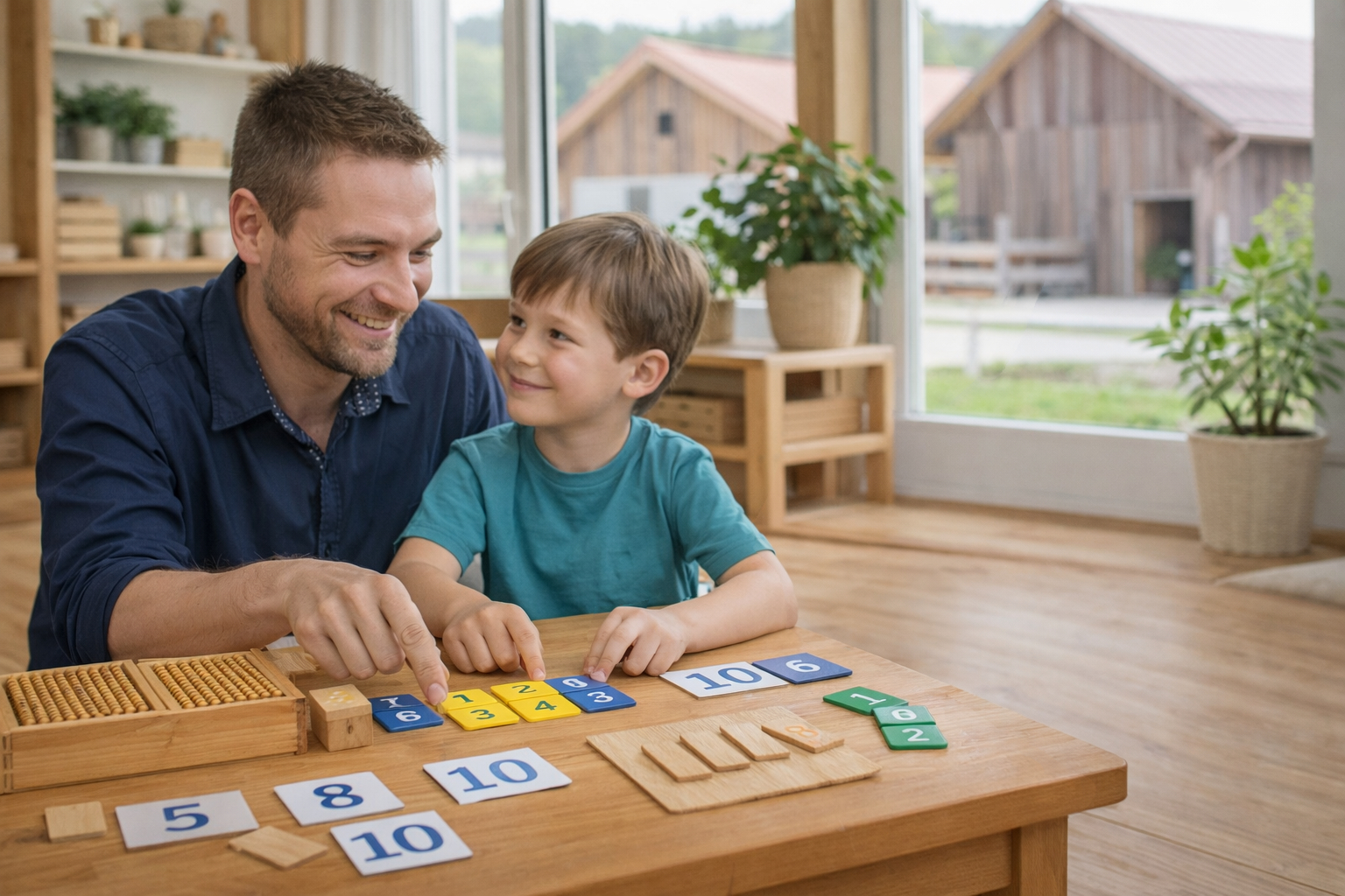 Einblick in eine ruhige Einzelsitzung der Lerntherapie bei ViaVita